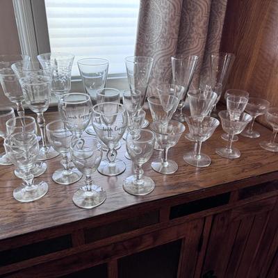 Vintage Bar Glasses