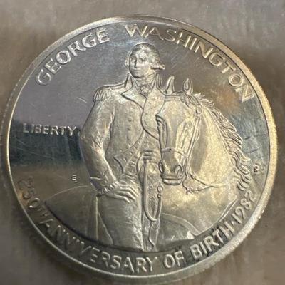1982 S GEORGE WASHINGTON HALF PROOF SILVER XVF
