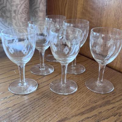 Vintage Wine Glasses