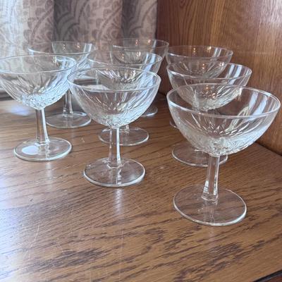 Vintage Champagnes Glasses