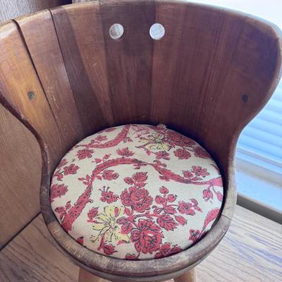Small Vintage Barrel Chair