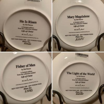 Jesus Christ Collectible Plates with Christian Books & Art (BDF-HS)