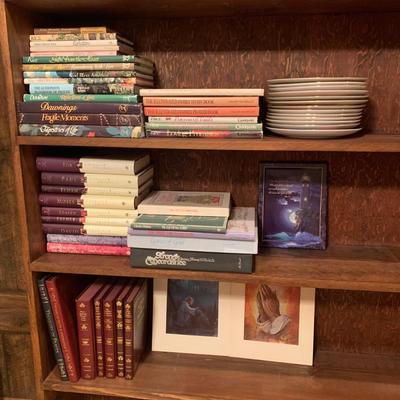 Jesus Christ Collectible Plates with Christian Books & Art (BDF-HS)