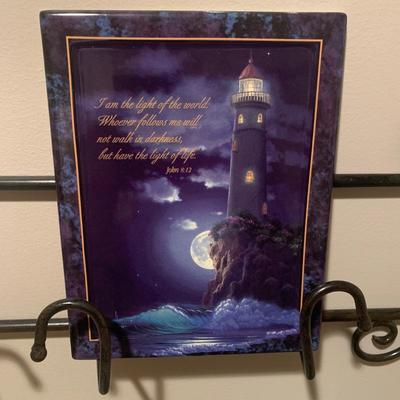 Jesus Christ Collectible Plates with Christian Books & Art (BDF-HS)