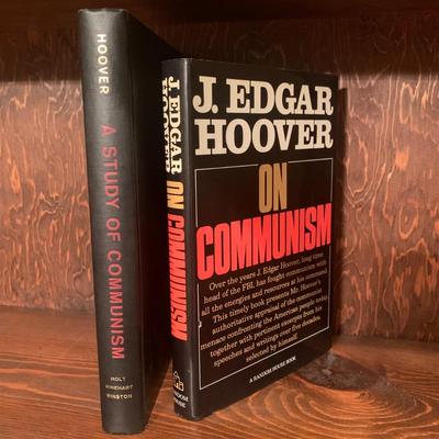 J. Edgar Hoover Signed Book w/ Flag, President Nesting Dolls, History Books, & DVDs (BDF-HS)