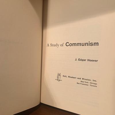 J. Edgar Hoover Signed Book w/ Flag, President Nesting Dolls, History Books, & DVDs (BDF-HS)