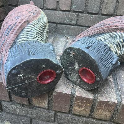 Garden Owl Decoys & Bald Eagle Statues (G-RG)