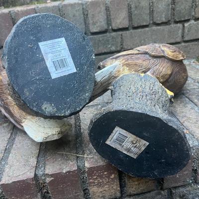 Garden Owl Decoys & Bald Eagle Statues (G-RG)