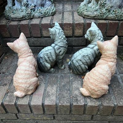 Puppy Fountain Plus Animal Statues & Planters (G-RG)
