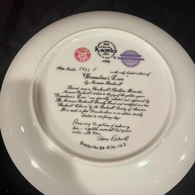 Six Norman Rockwell Plates (BDF-MG)