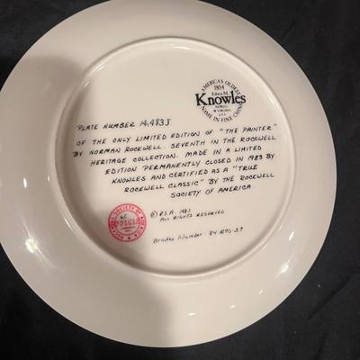 Six Norman Rockwell Plates (BDF-MG)