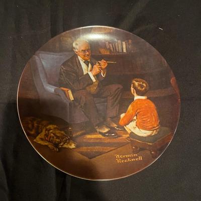 Six Norman Rockwell Plates (BDF-MG)