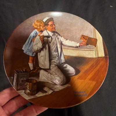 Six Norman Rockwell Plates (BDF-MG)