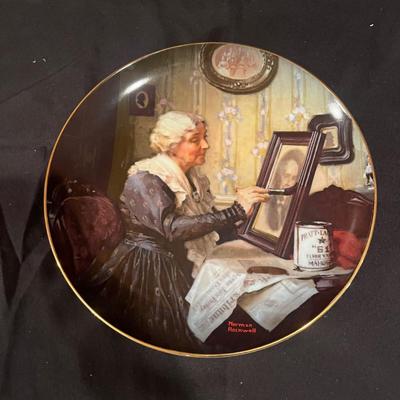 Six Norman Rockwell Plates (BDF-MG)
