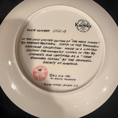 Six Norman Rockwell Plates (BDF-MG)