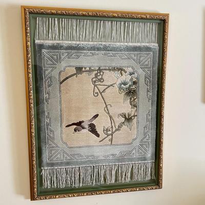 2 Professionally Framed Small Oriental Rugs