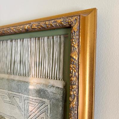 2 Professionally Framed Small Oriental Rugs