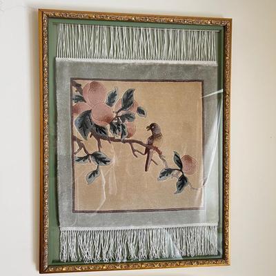 2 Professionally Framed Small Oriental Rugs
