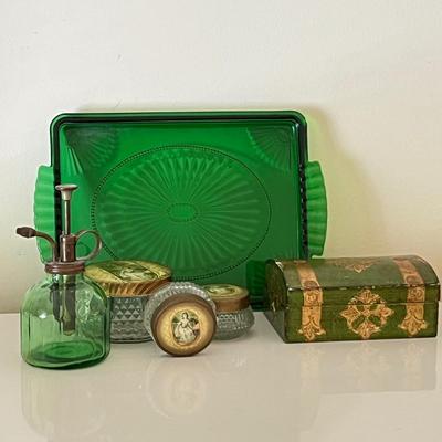 6 Piece Vintage Vanity Decorative Lot