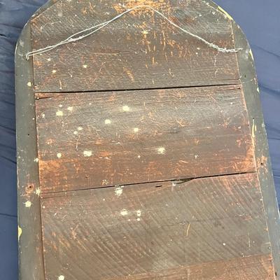 Antique Guilt Framed Mirror