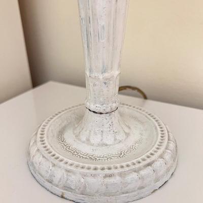 Vintage Glass Panel Desk Lamp
