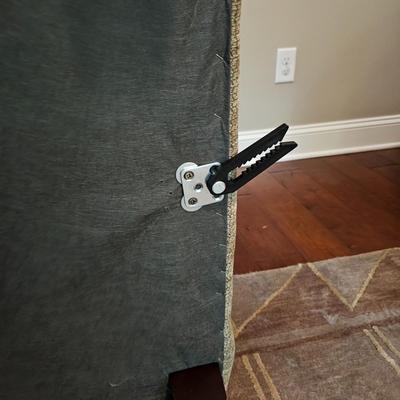 Grey Armless Sectional Chair (LR-JS)