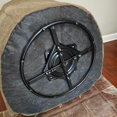Swivel Fabric Arm Chair (LR-JS)