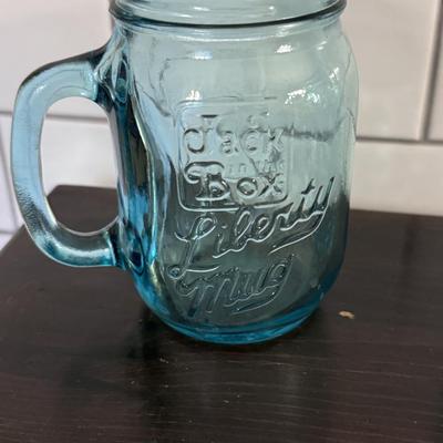 Vintage 1976 Jack in the Box Liberty Mugs (shelf not included)