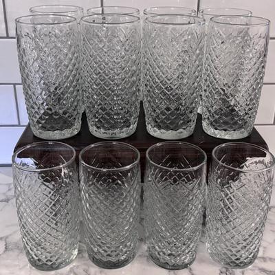Set of 12 Tumbler Glasses