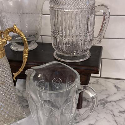Vintage Glass Pitchers