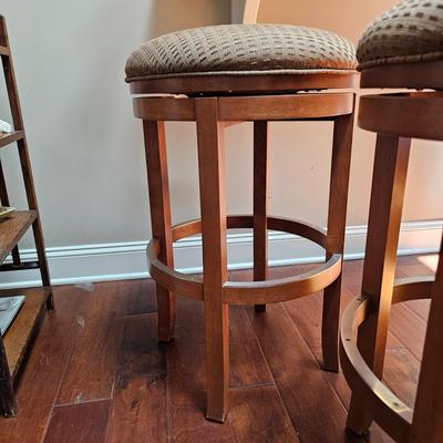 Pair of Canadel Upholstered Bar Stools (DR-JS)