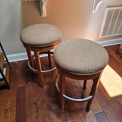 Pair of Canadel Upholstered Bar Stools (DR-JS)