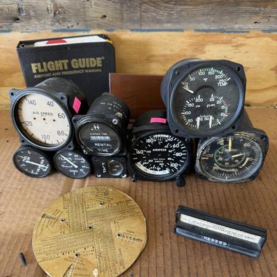Gauges and flight guide