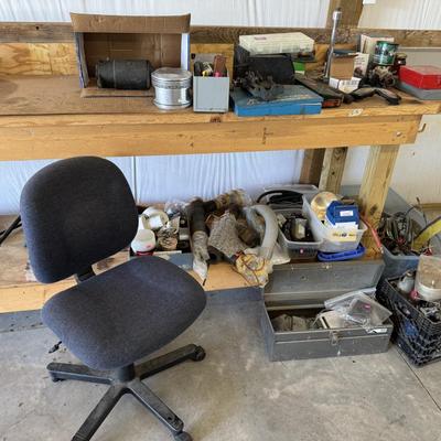 Miscellaneous tools and aircraft parts