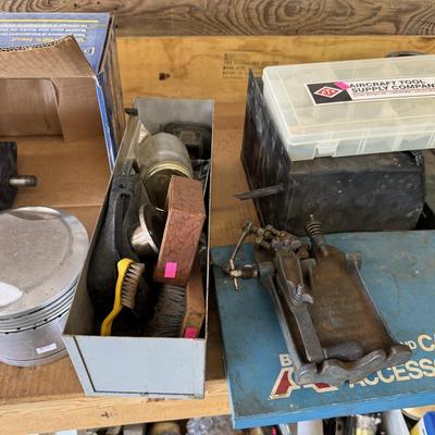 Miscellaneous tools and aircraft parts