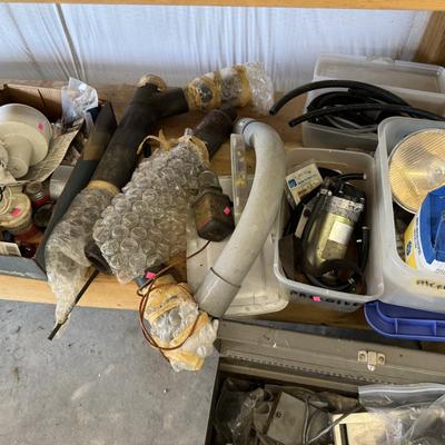 Miscellaneous tools and aircraft parts