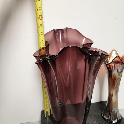 Violet vases