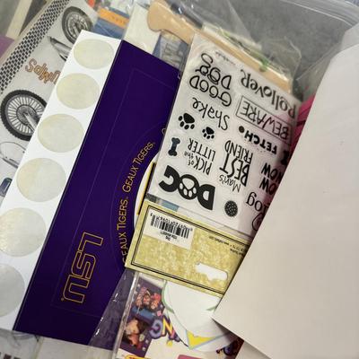 Scrapbooking supplies
