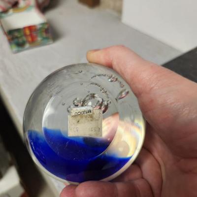 Pair of paperweights