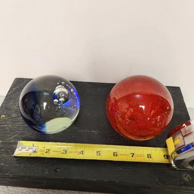 Pair of paperweights