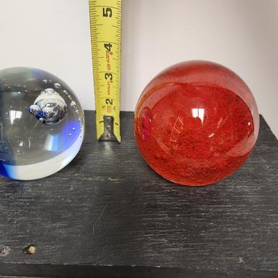 Pair of paperweights