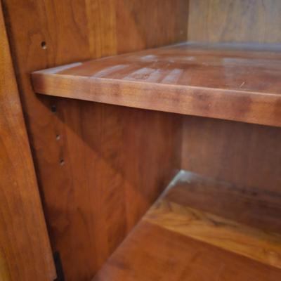 Four Shelf Wood Storage Cabinet (LR-JS)