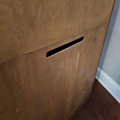 Four Shelf Wood Storage Cabinet (LR-JS)