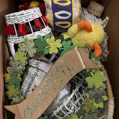 Box of Spring Holiday Items