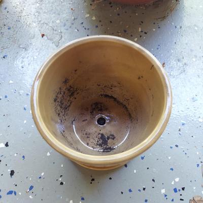 Four Ceramic Plant Pots (G-BBL)