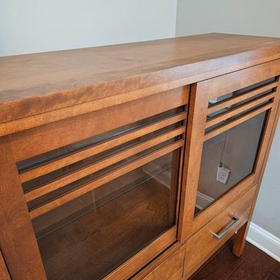 Canadel Wood/Glass Storage Case (LR-JS)