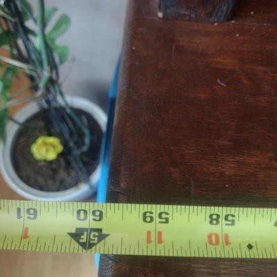 Wooden Buffet with Hutch Top (No Contents)