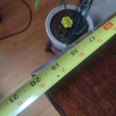 Wooden Buffet with Hutch Top (No Contents)