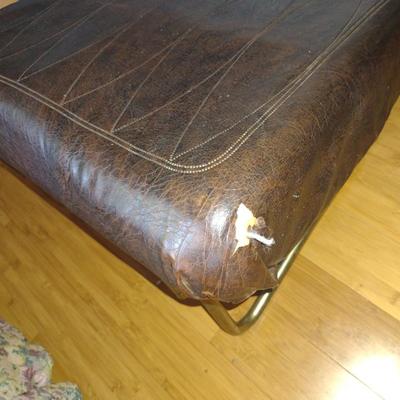 Vintage Adjustable Foot Stool