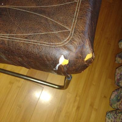 Vintage Adjustable Foot Stool
